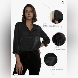 Black blouse olaesa